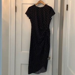 Something Navy polka dot dress